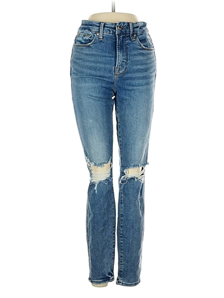 Pre-owned Good American Jeans In Blue