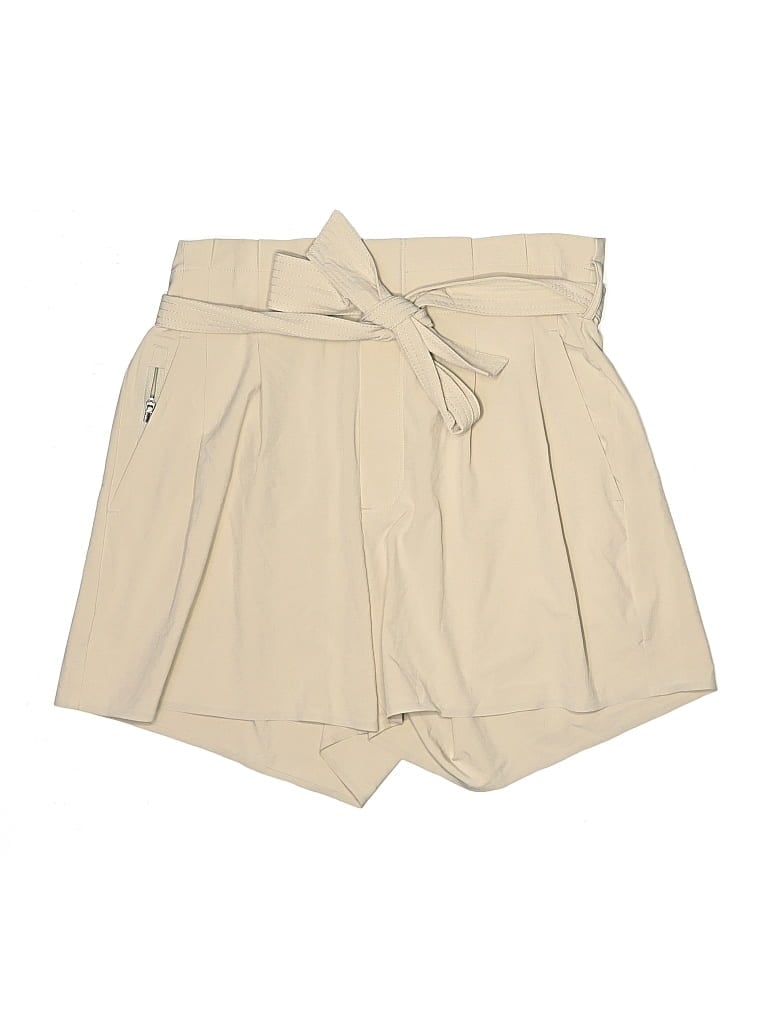 Pre-owned Athleta Khaki Shorts In White