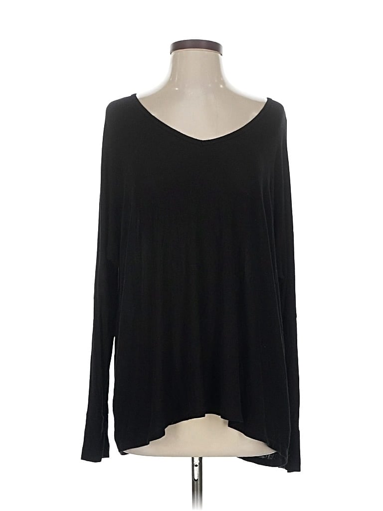 Pre-owned Michael Lauren Long Sleeve T-shirt In Black