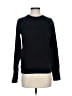 Athleta Solid Black Sweatshirt Size XXS - photo 1