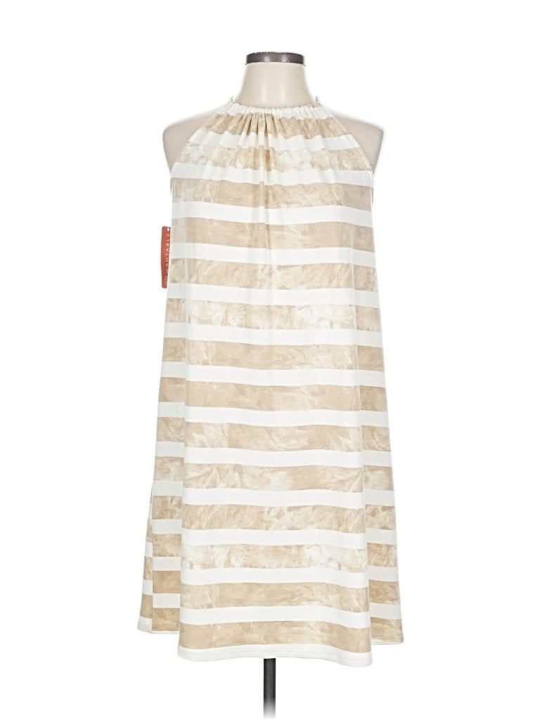 Pre-owned Ces Femme Casual Dress In White