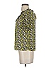 J.Crew 100% Polyester Yellow Short Sleeve Blouse Size XXS - photo 5