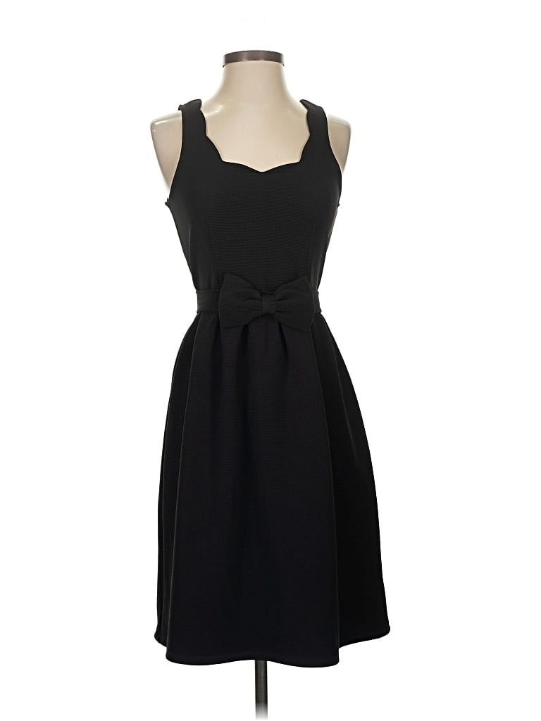 Pre-owned Pim + Larkin Cocktail Dress In Black