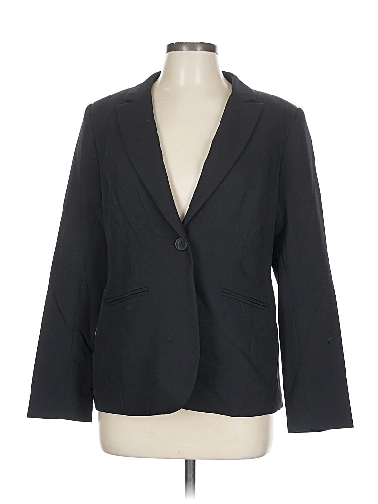 Pre-owned Liz Claiborne Career Blazer Jacket In Black