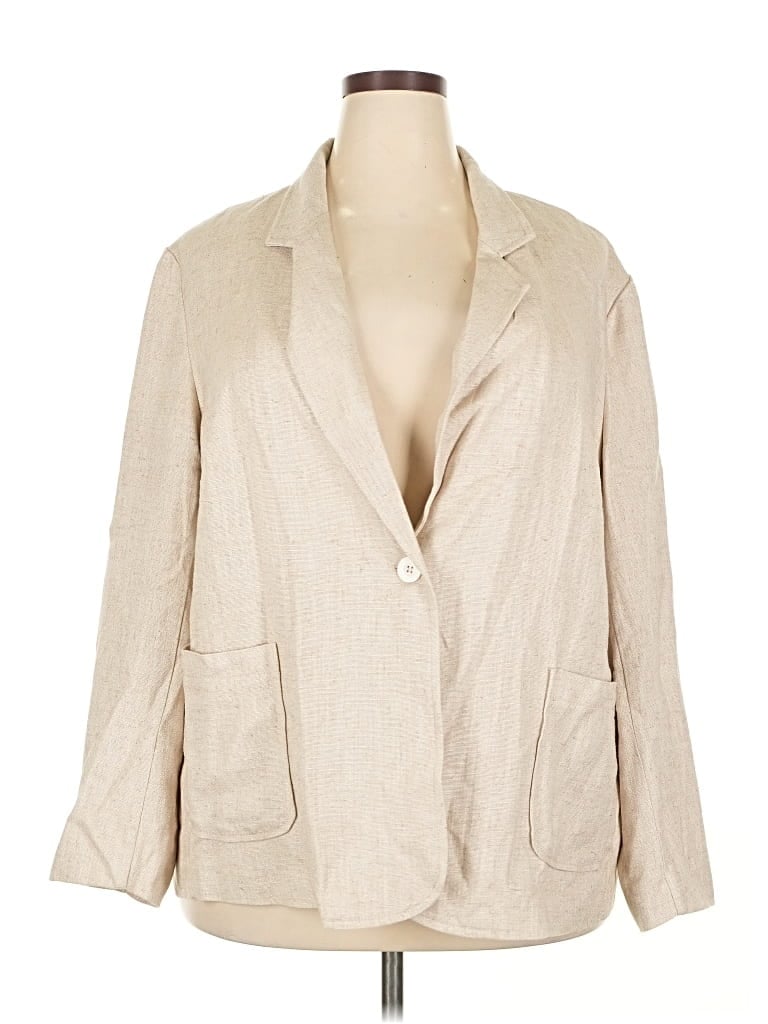 Pre-owned Premise Studio Blazer Jacket In Brown