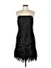 JS Collections 100% Polyester Black Cocktail Dress Size 6 - photo 1