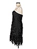 JS Collections 100% Polyester Black Cocktail Dress Size 6 - photo 5