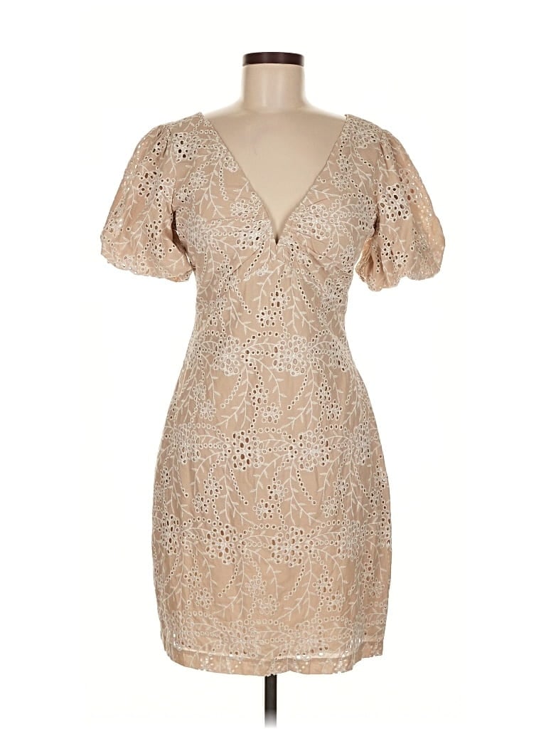 Pre-owned Guess Casual Dress In Brown