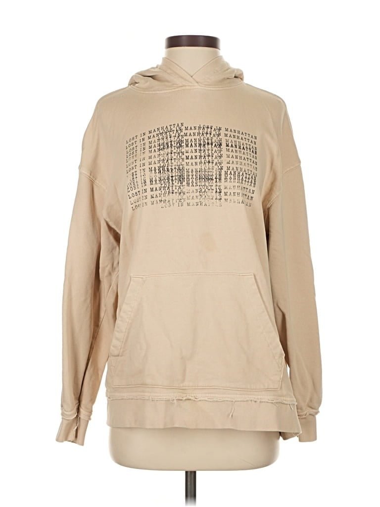 Pre-owned Divided By H&m Pullover Hoodie In Brown