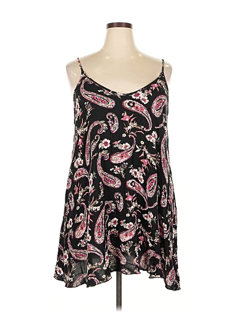 Pre-owned Haute Fox Sleeveless Blouse In Black