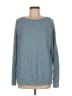 Lafayette 148 New York Solid Blue Pullover Sweater Size M - photo 1