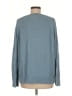 Lafayette 148 New York Solid Blue Pullover Sweater Size M - photo 2
