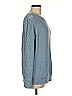 Lafayette 148 New York Solid Blue Pullover Sweater Size M - photo 4