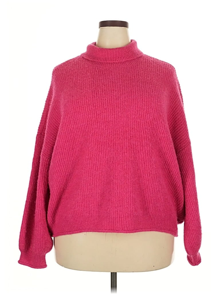 Pre-owned Vero Moda Turtleneck Sweater In Pink