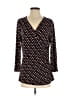 Talbots Black 3/4 Sleeve Blouse Size M - photo 1