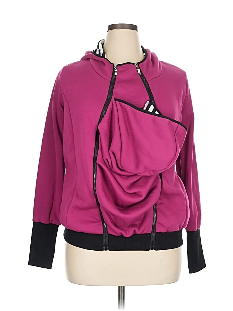 Pre-owned Unbranded Cardigan Sweater In Purple