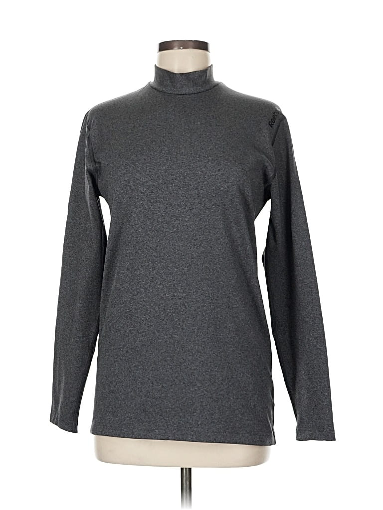 Pre-owned Reebok Turtleneck Sweater In Gray