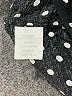 Talbots Polka Dots Black 3/4 Sleeve Blouse Size L - photo 8