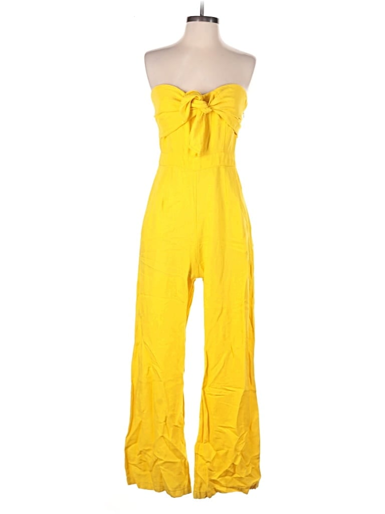 Pre-owned Derek Lam Collective Jumpsuit In Yellow