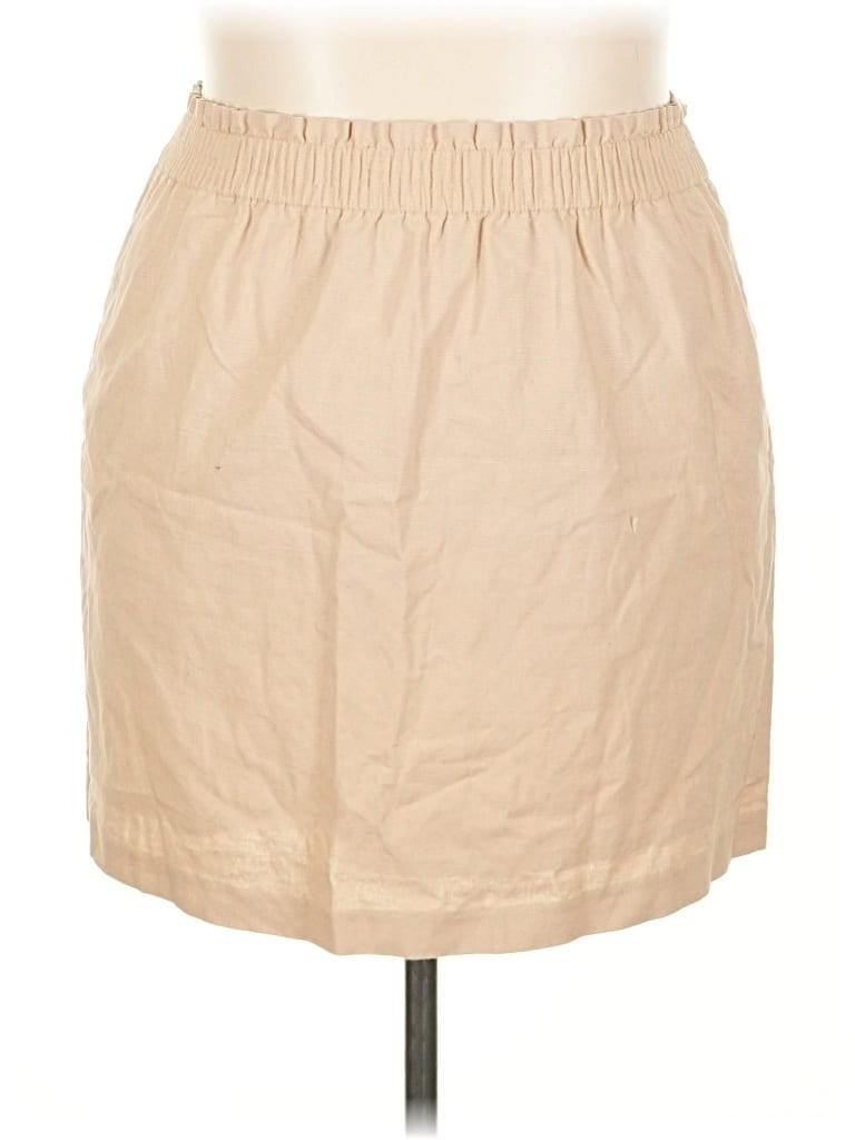 Pre-owned J.crew Factory Store Casual Skirt In Brown