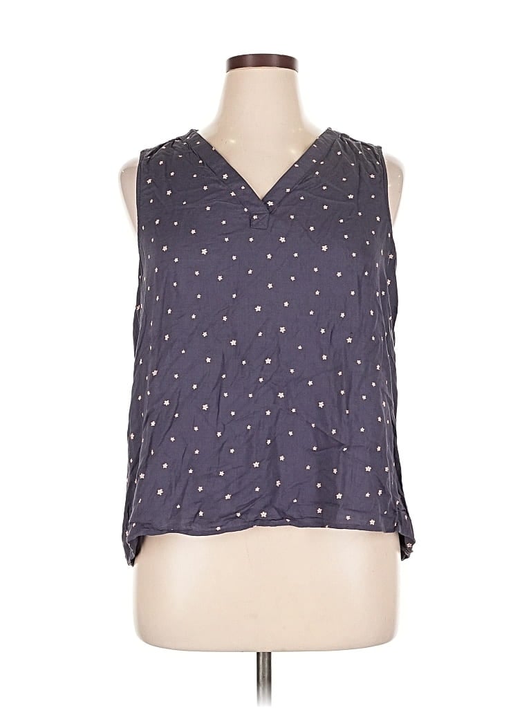 Pre-owned Sonoma Goods For Life Sleeveless Blouse In Purple