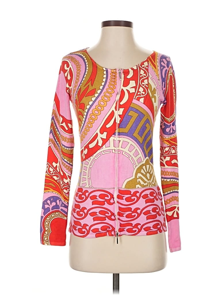 Pre-owned Boston Proper Long Sleeve T-shirt In Pink