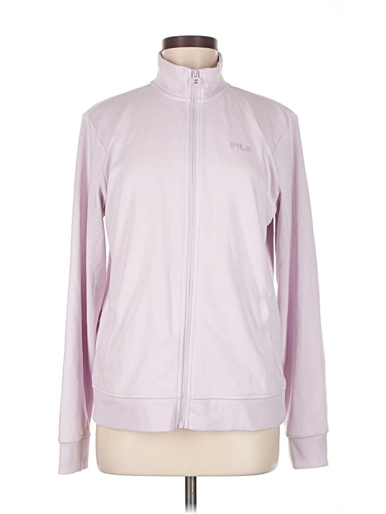 Pre-owned Fila Track Jacket In Purple