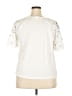 Caslon 100% Cotton Ivory Short Sleeve Blouse Size XXL - photo 2