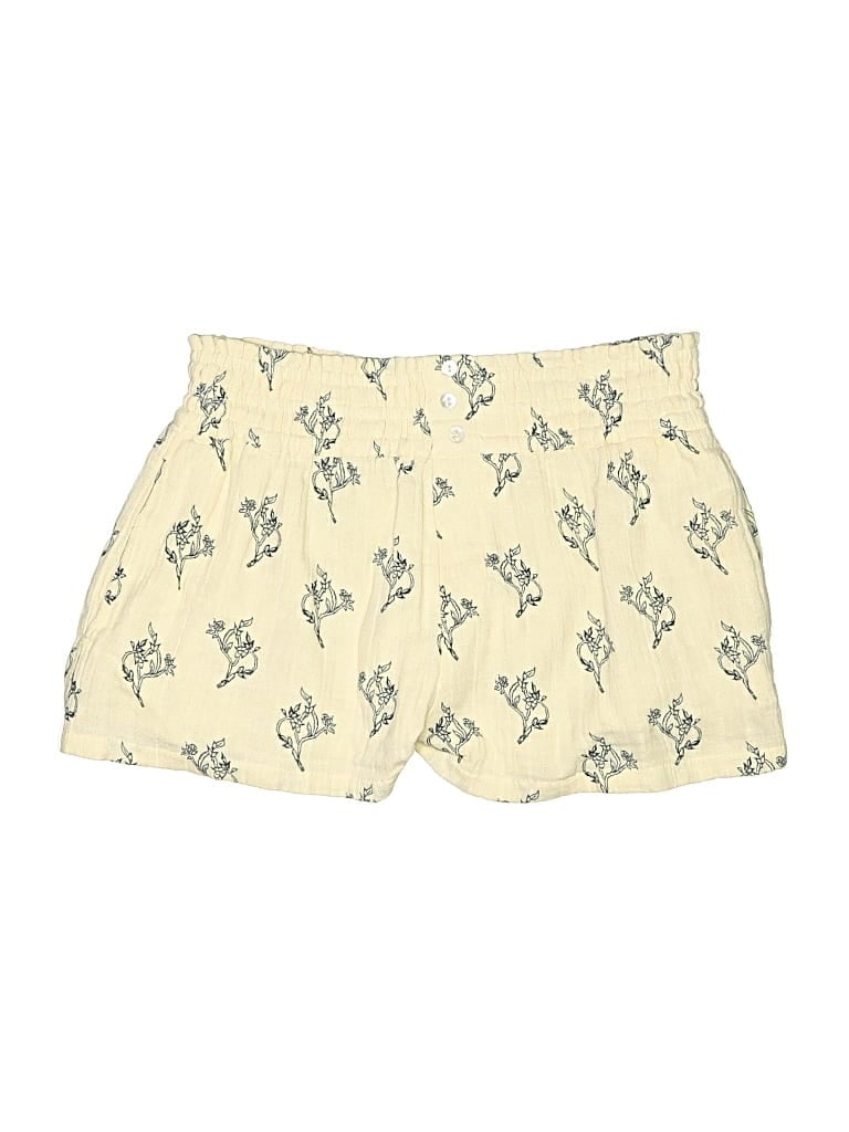 Pre-owned Zara Shorts In Yellow