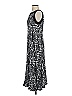 Perceptions Graphic Black Casual Dress Size S - photo 5
