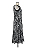 Perceptions Graphic Black Casual Dress Size S - photo 4