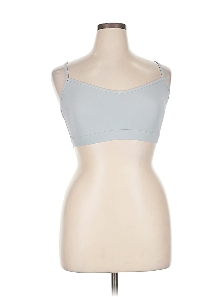 Pre-owned All In Motion Tank Top Blue Strapless Neckline Tops