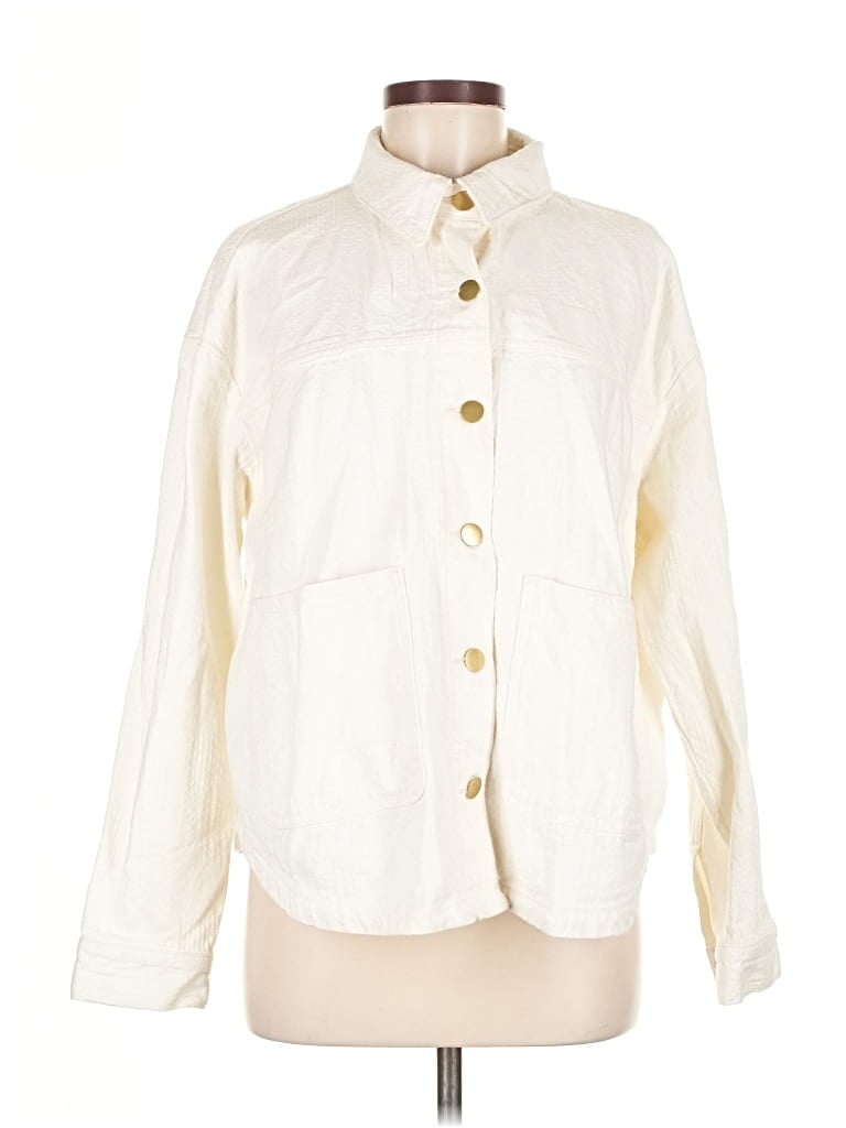 Pre-owned Divided By H&m Jacket In White