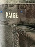 Paige Chevron-herringbone Black Jeans Size 31 waist - photo 7