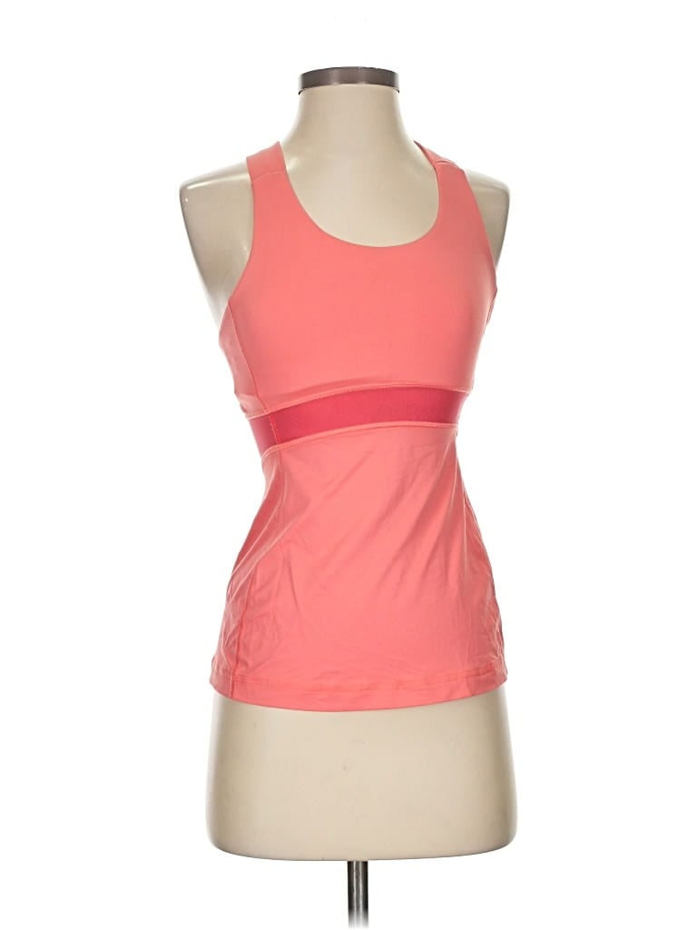 Pre-owned Lululemon Athletica Active Tank Top In Orange