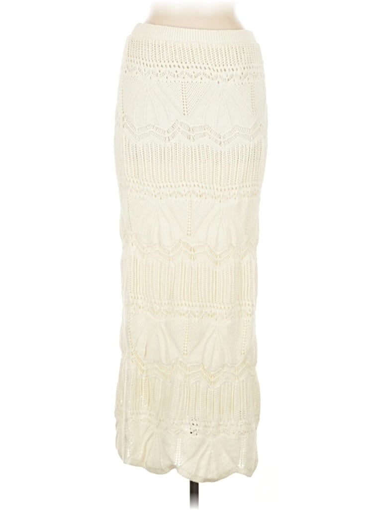 Pre-owned Vici Casual Skirt In White
