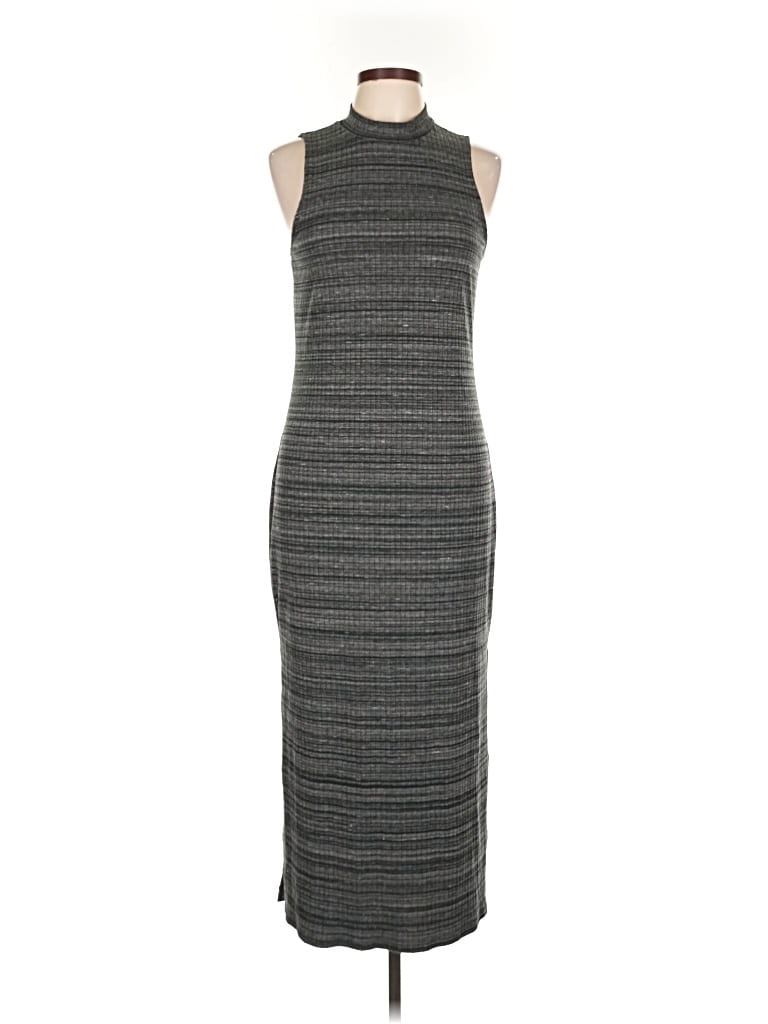 Pre-owned Express Casual Dress In Gray