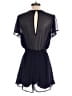 Row A 100% Polyester Solid Blue Romper Size S - photo 2