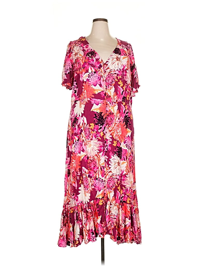 Pre-owned Avenue Casual Dress In Pink