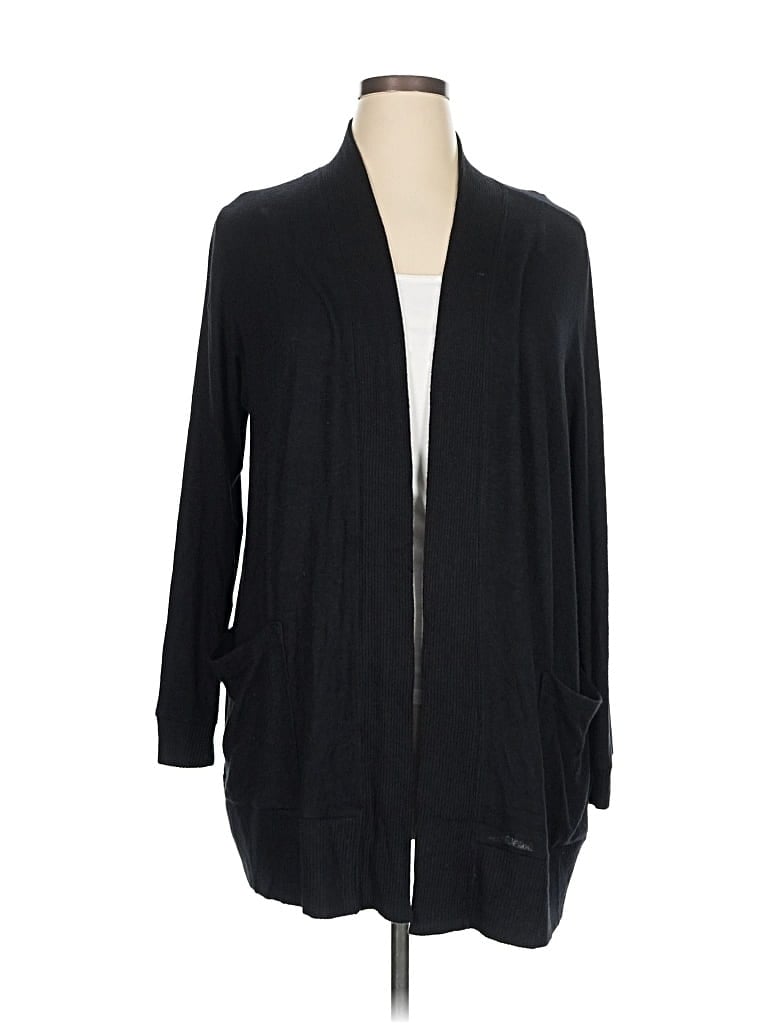 Pre-owned Bobeau Cardigan Sweater In Black