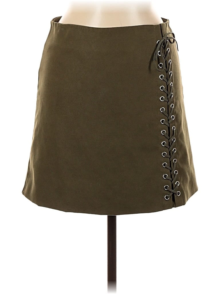 Pre-owned Unbranded Casual Skirt In Green