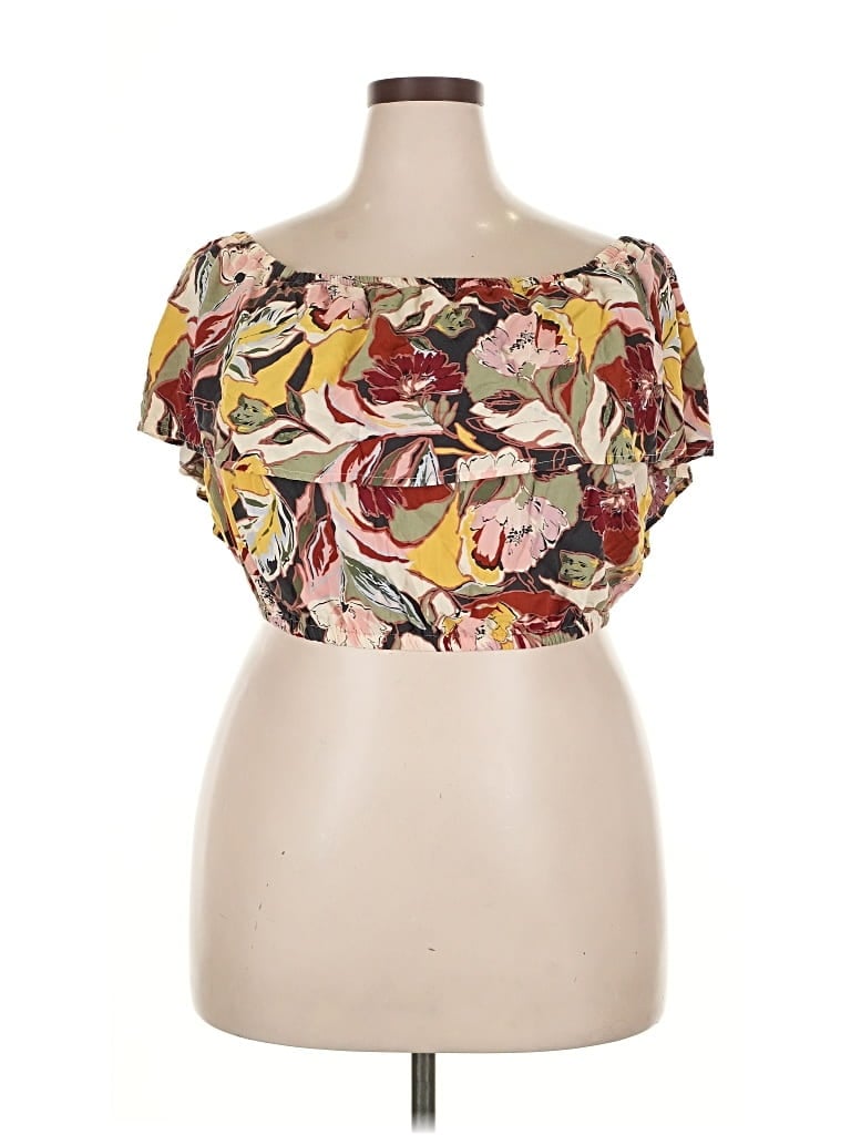 Pre-owned Torrid Sleeveless Blouse In Brown