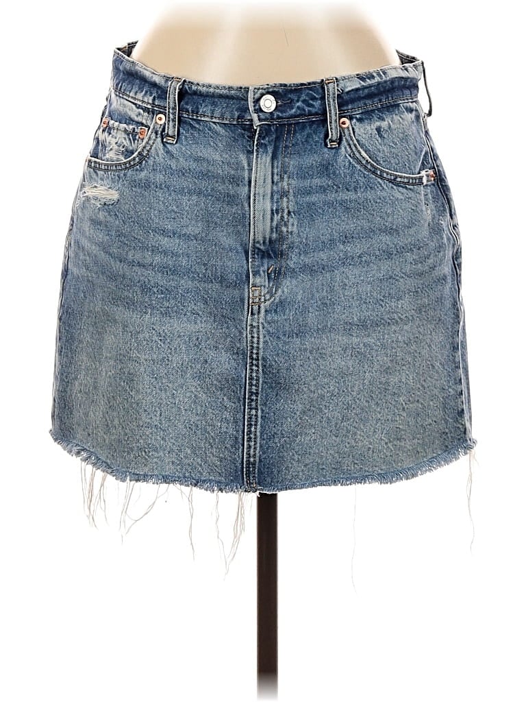 Pre-owned Gap Denim Skirt In Blue