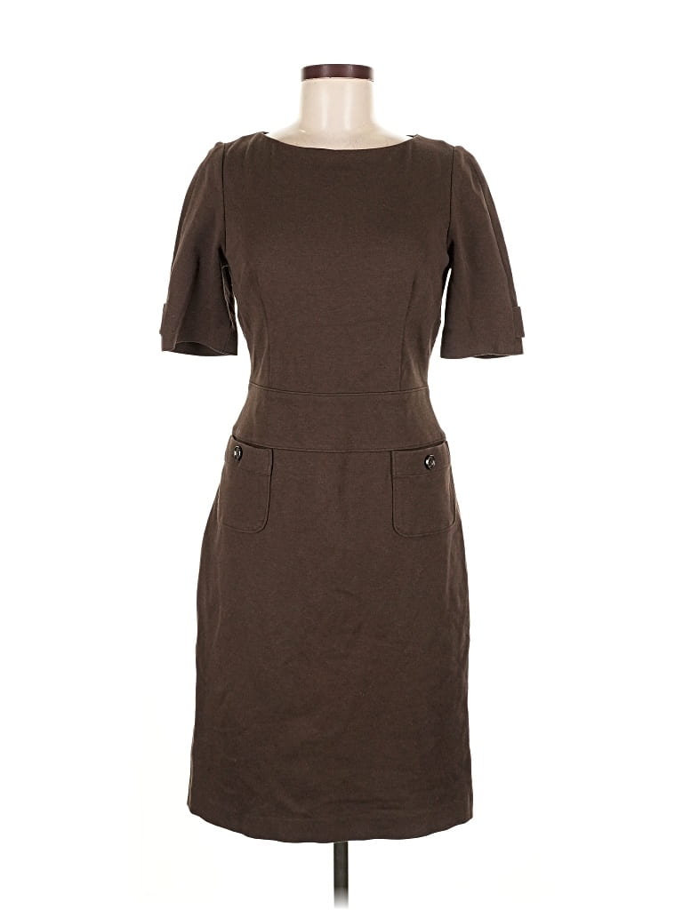 Pre-owned Talbots Casual Dress In Brown