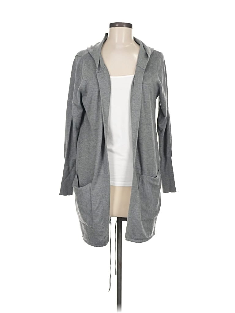 Pre-owned Assorted Brands Cardigan Sweater In Gray