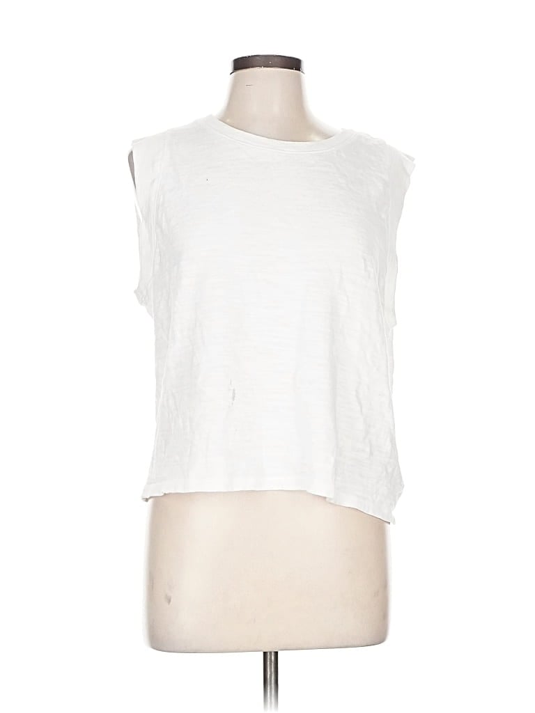 Pre-owned Faherty Sleeveless T-shirt In White