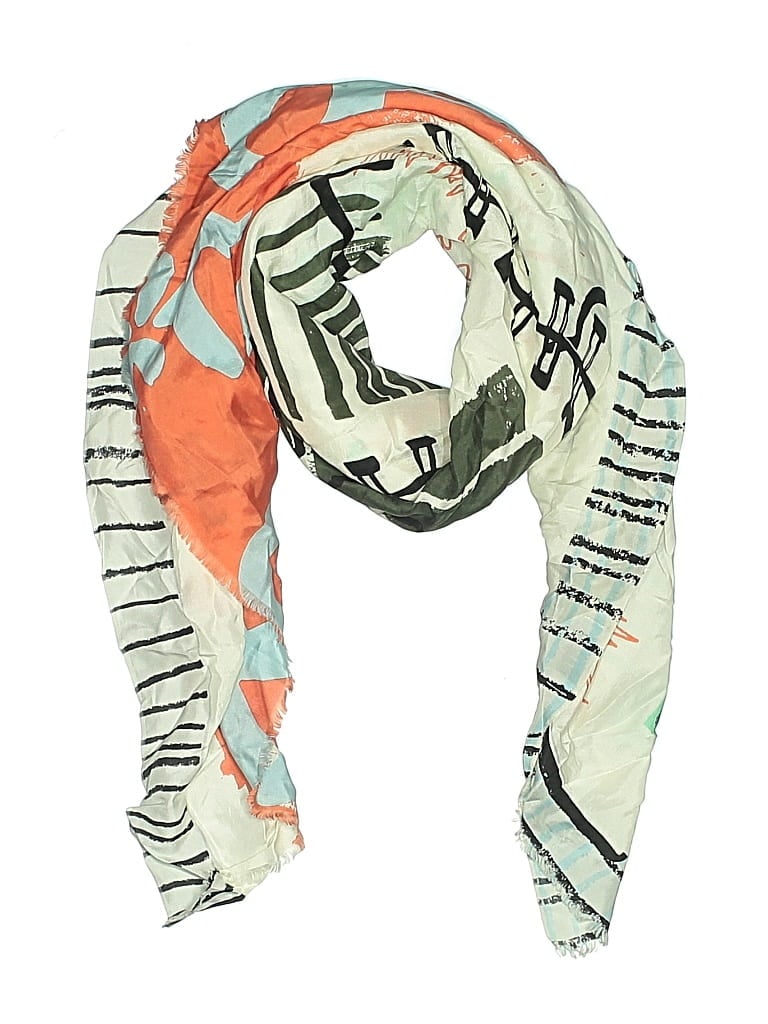 Pre-owned Unbranded Scarf In Orange