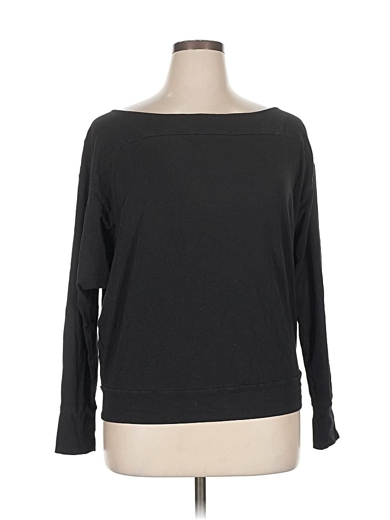 Pre-owned Banana Republic Factory Store 3/4 Sleeve T-shirt In Black