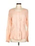 BCBGirls 100% Rayon Orange Pink Long Sleeve Blouse Size L - photo 1