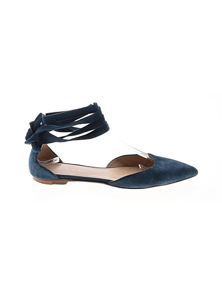 Pre-owned M. Gemi Flats In Blue